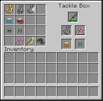 Fish caught and displayed in an inventory