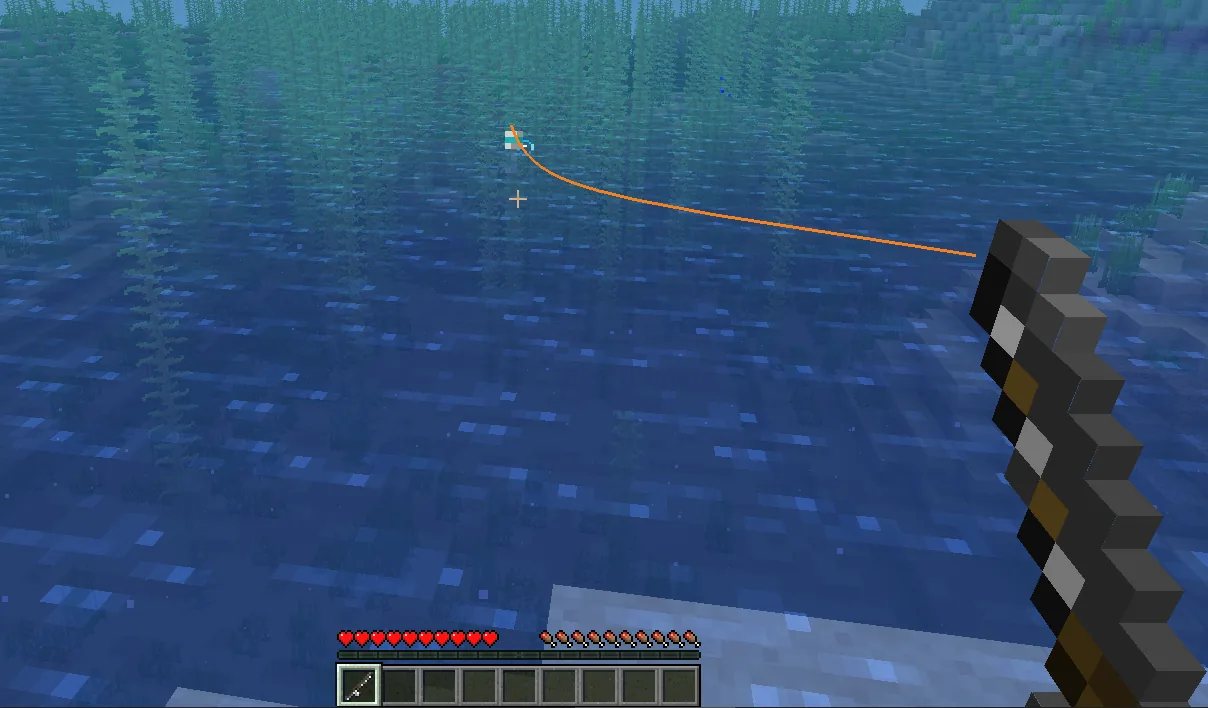 River fishing spot surrounded by trees