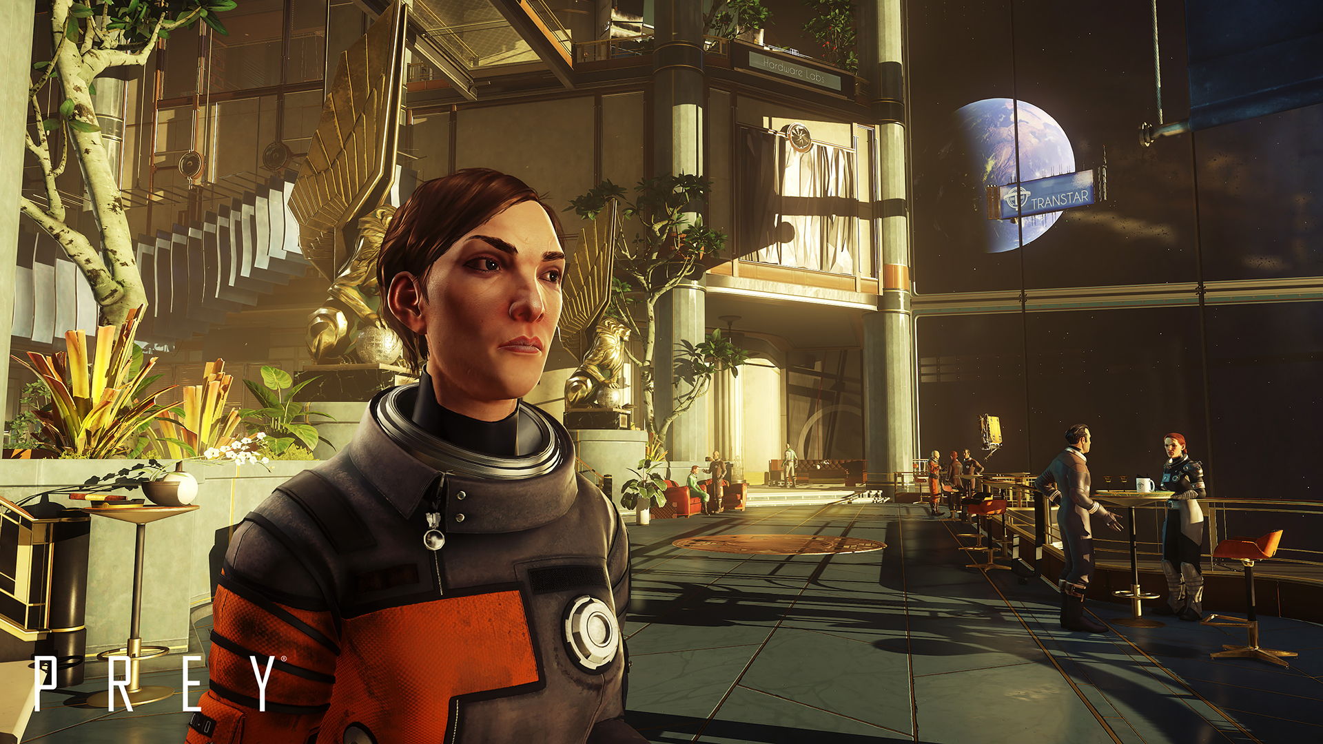 Interior space offering several routes