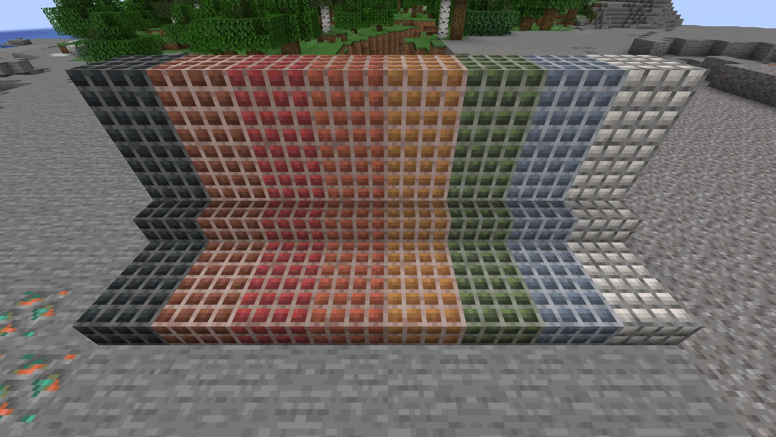 Industrial palette used on a building exterior