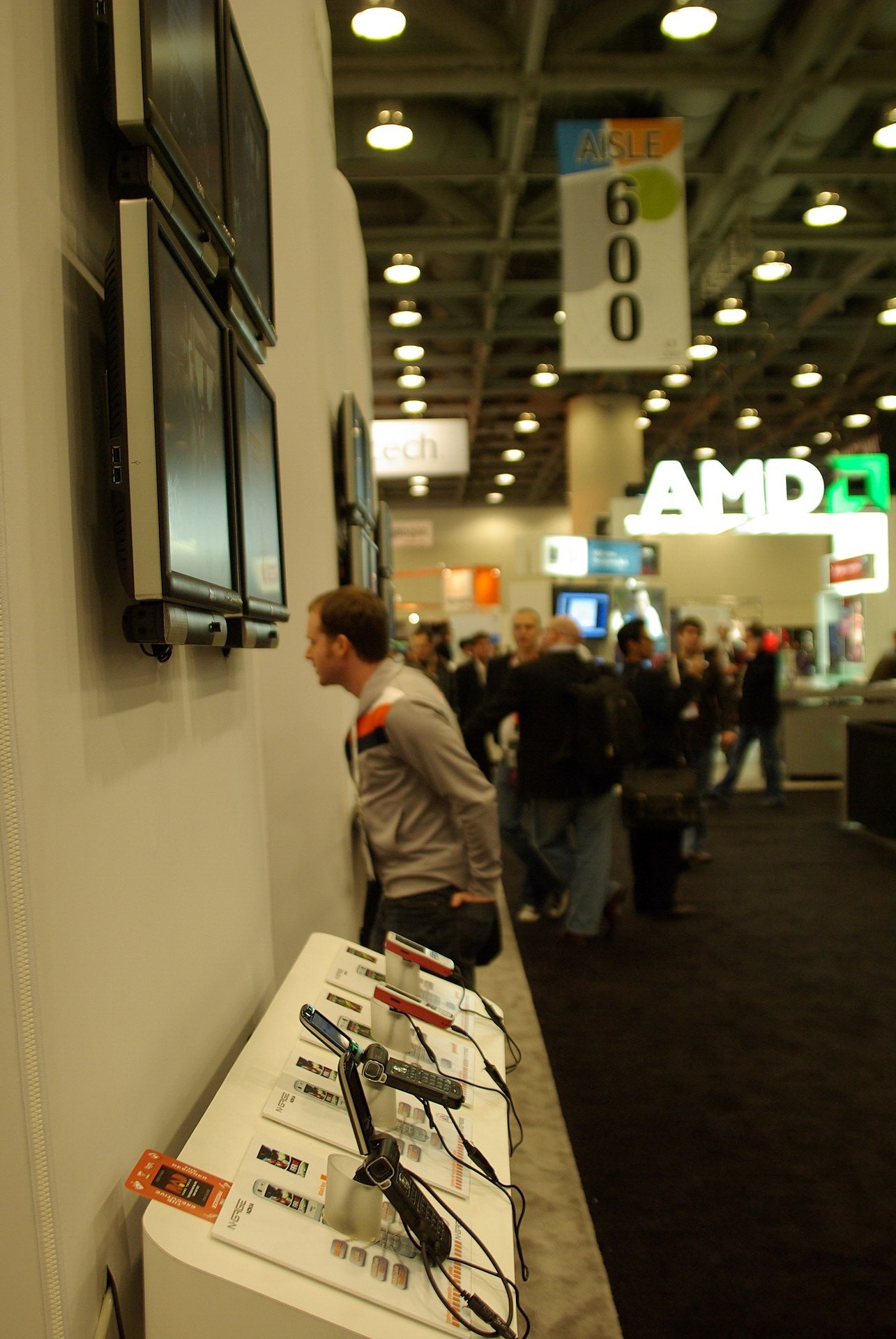 Game Developers Conference show floor in 2007