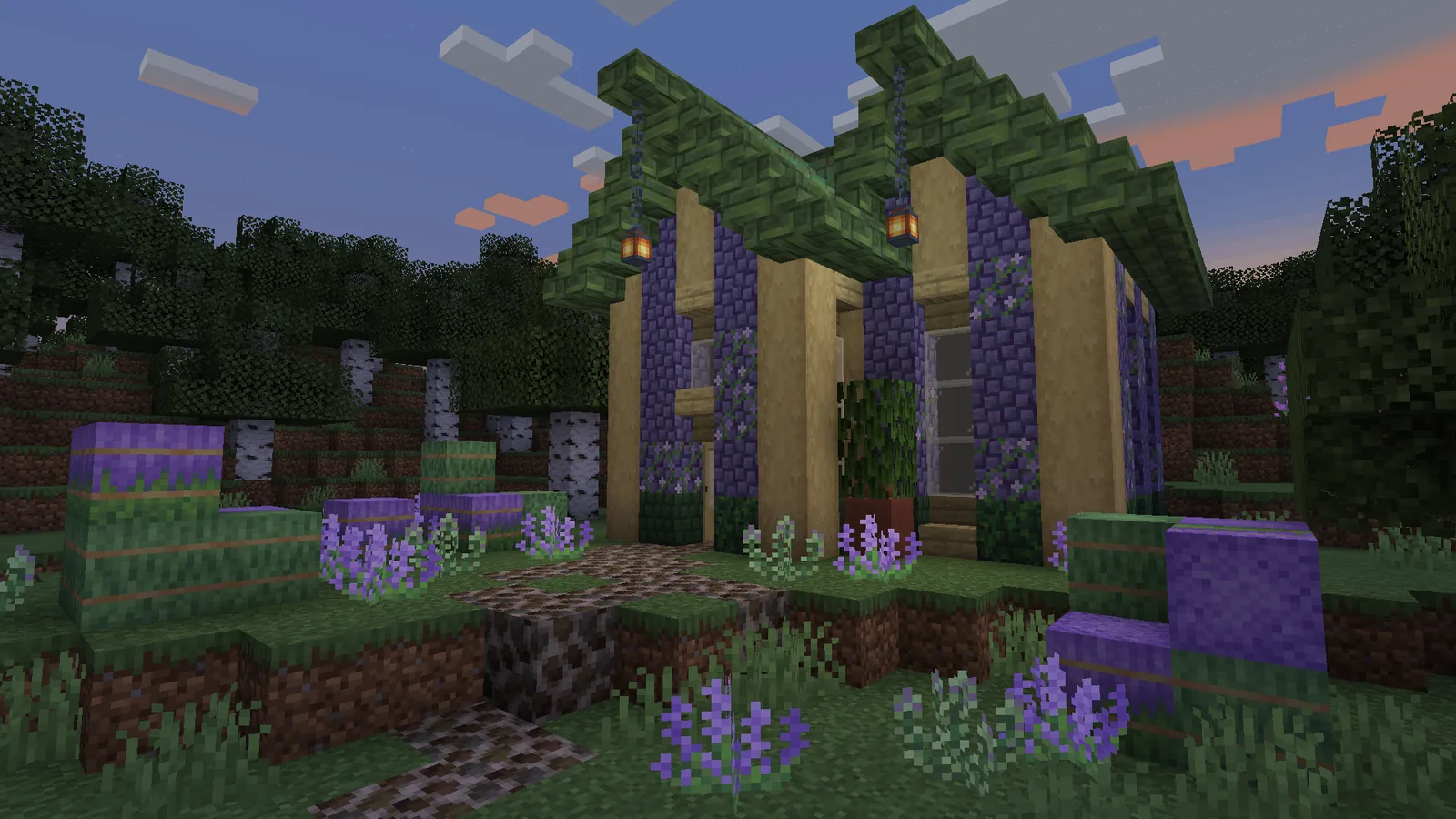 Building made from varied block families