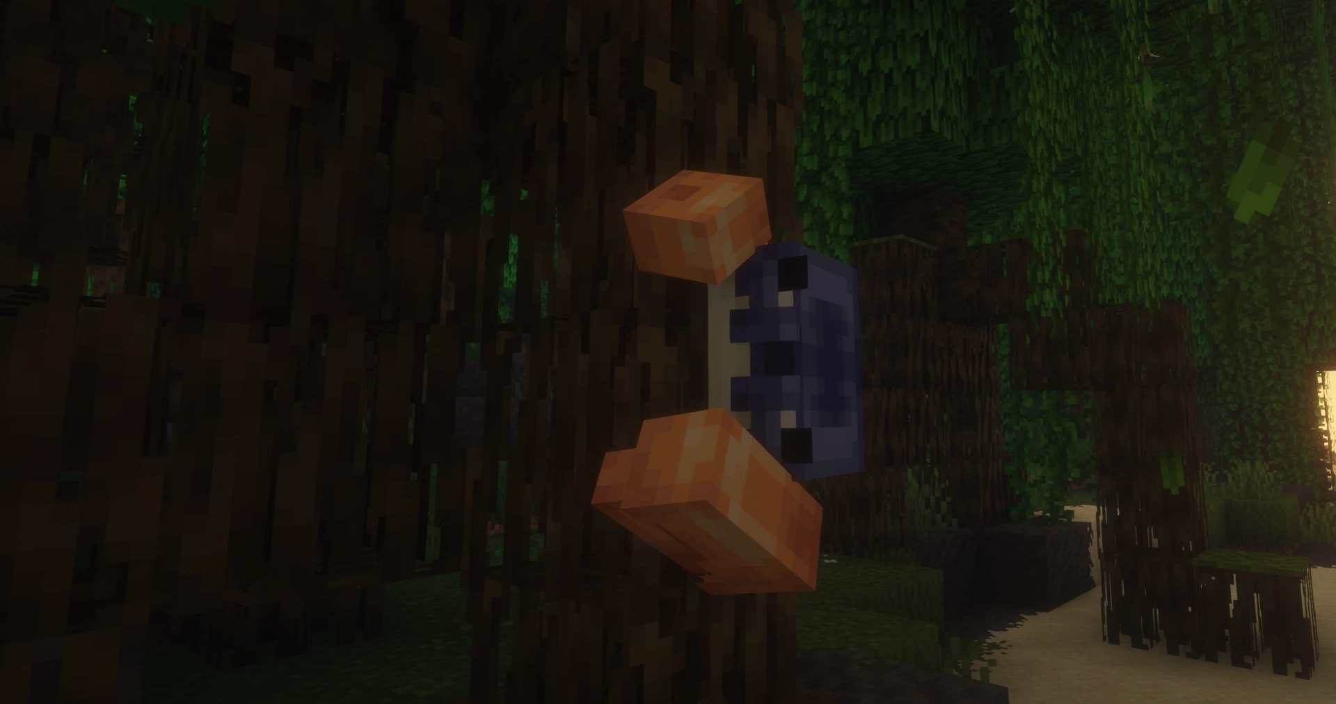 New mob standing in a village