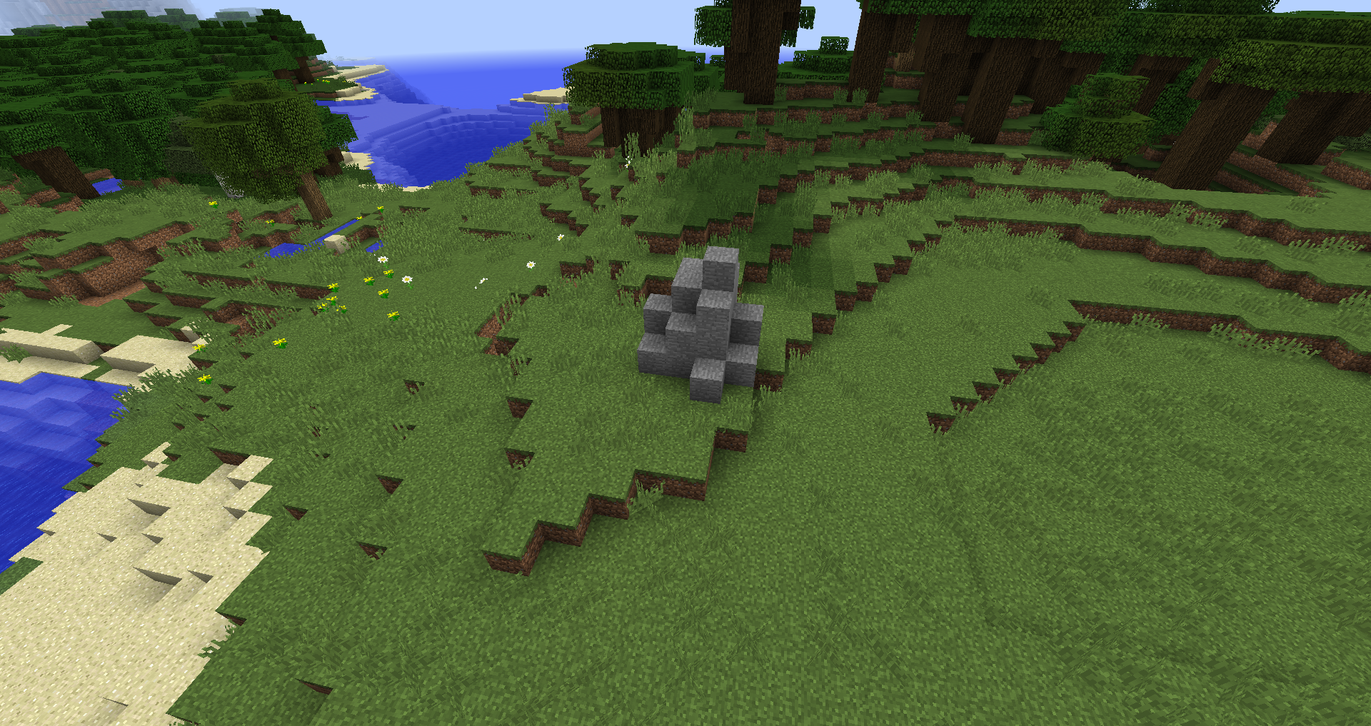 Generated structure spotted from a distance