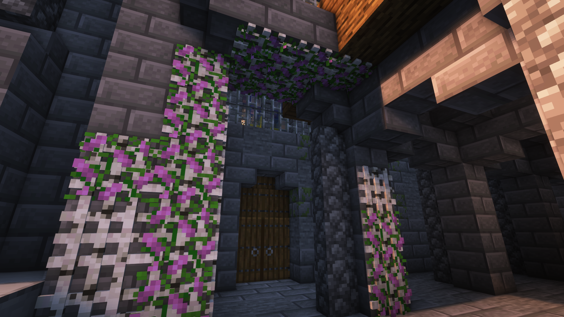 Detailed room with barrels and chests