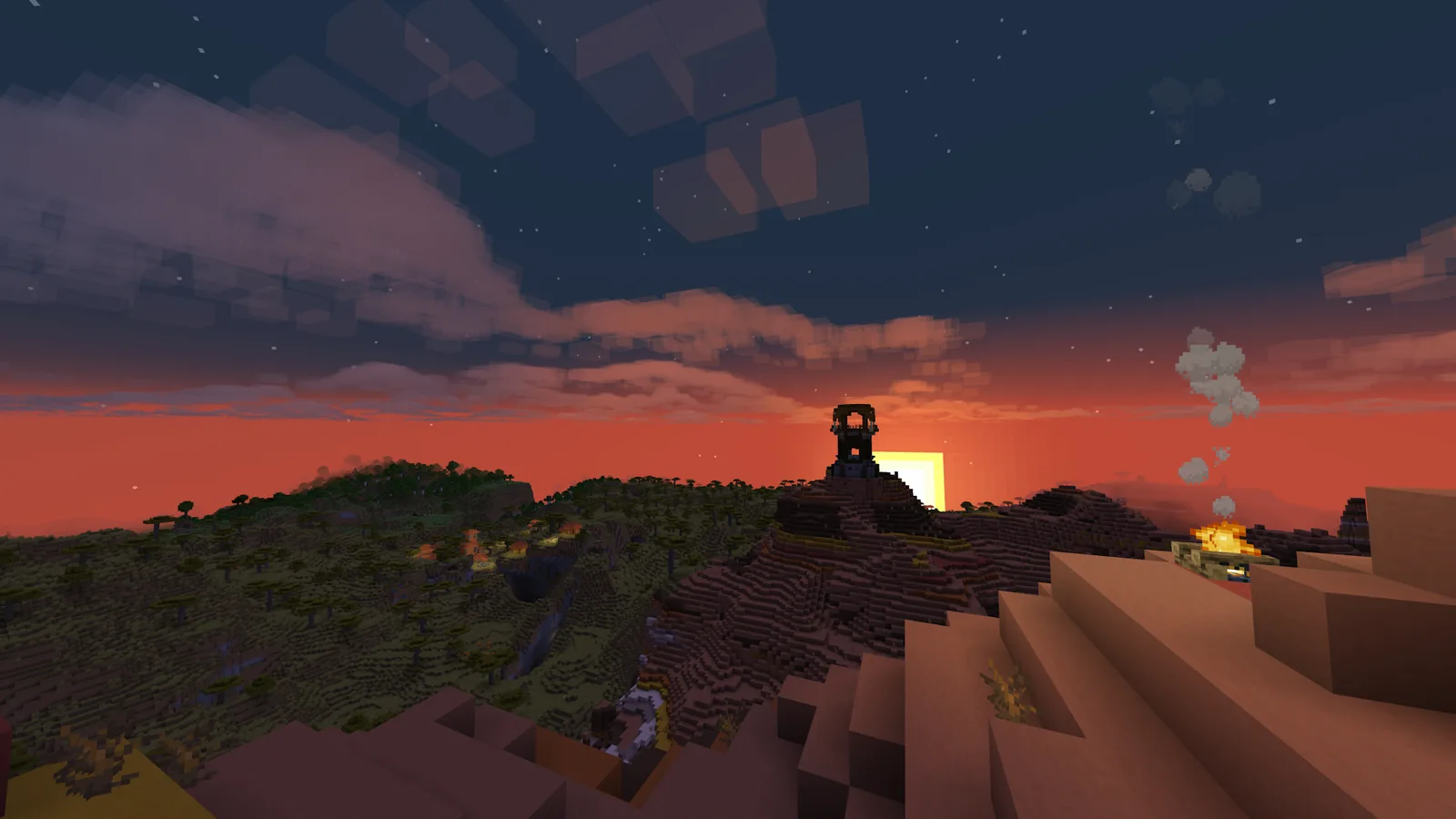 A Minecraft world used for technical testing
