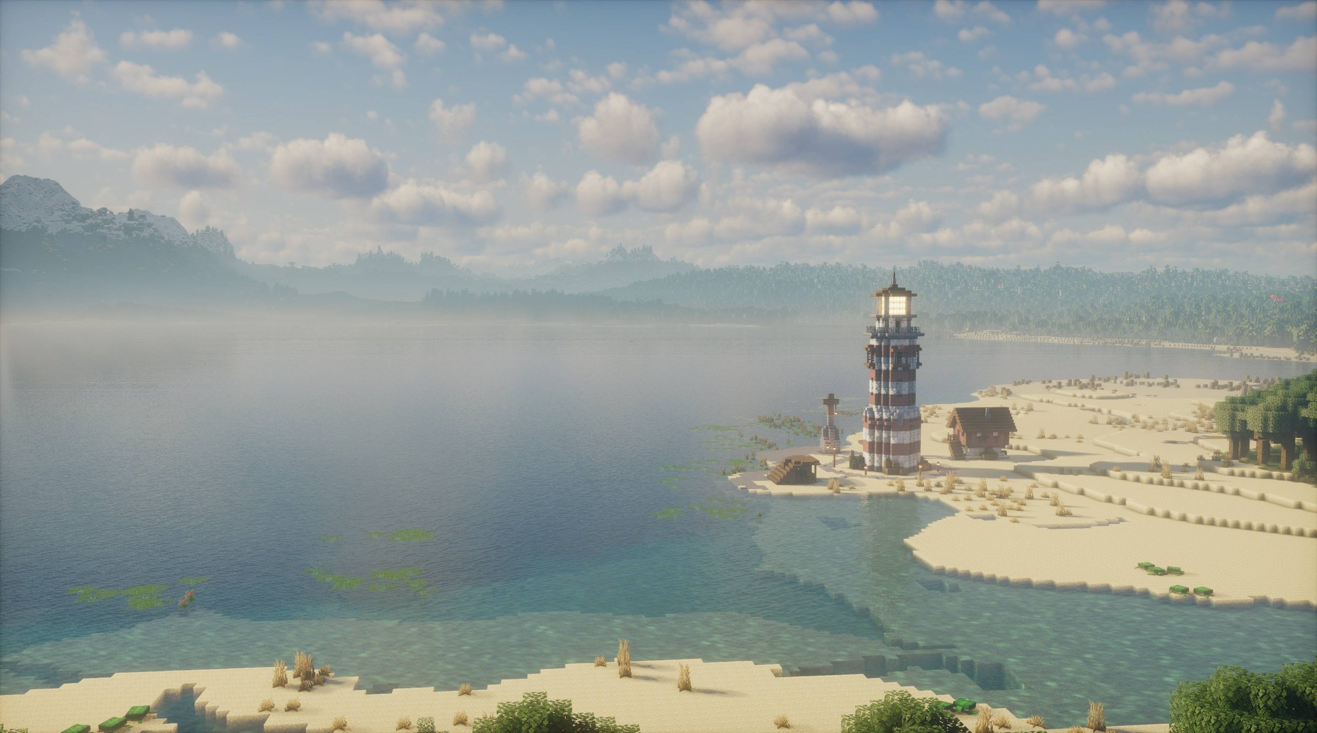 Extended render distance on an updated client