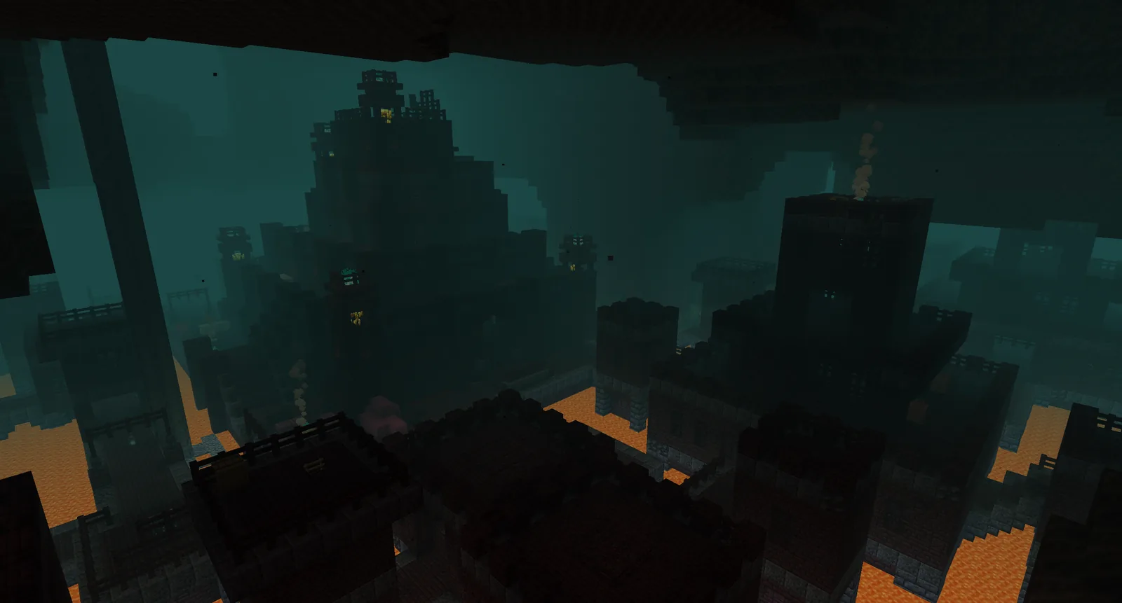 Dungeon interior with loot chests