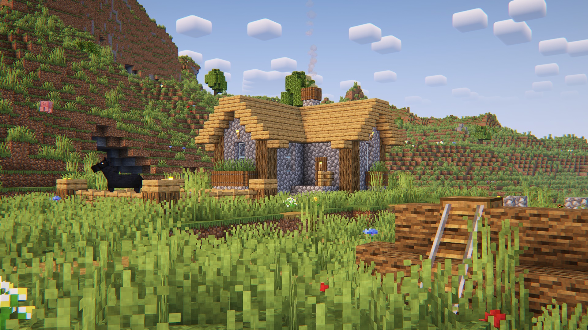 Wide overworld view with varied terrain