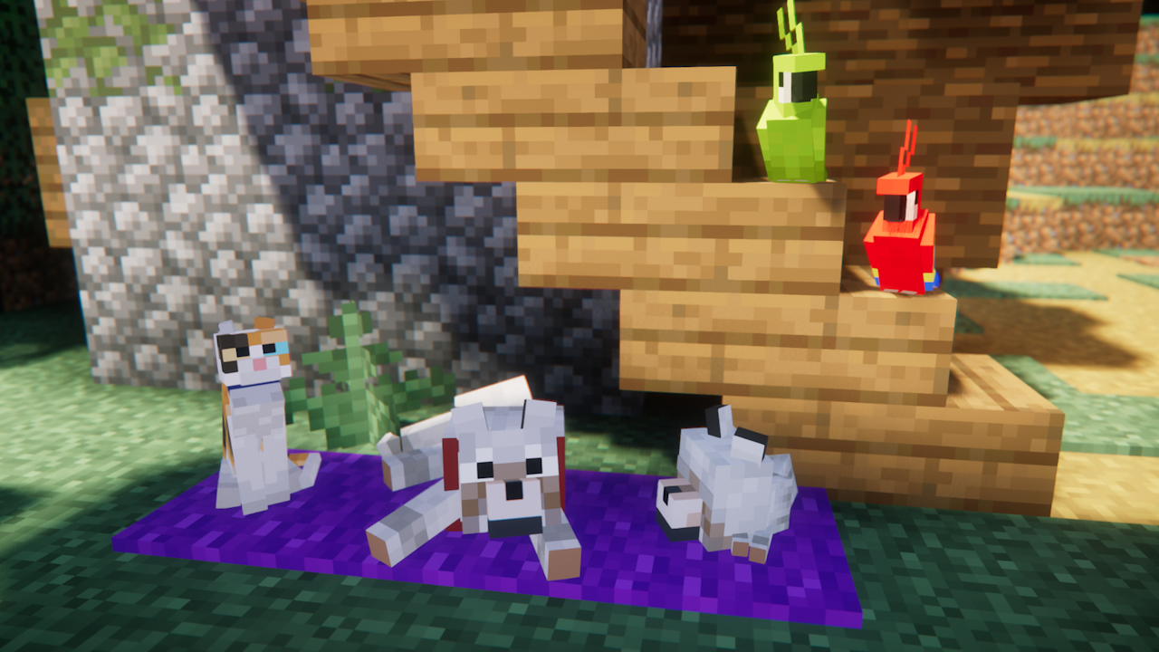 Hostile mob rendered with custom animation