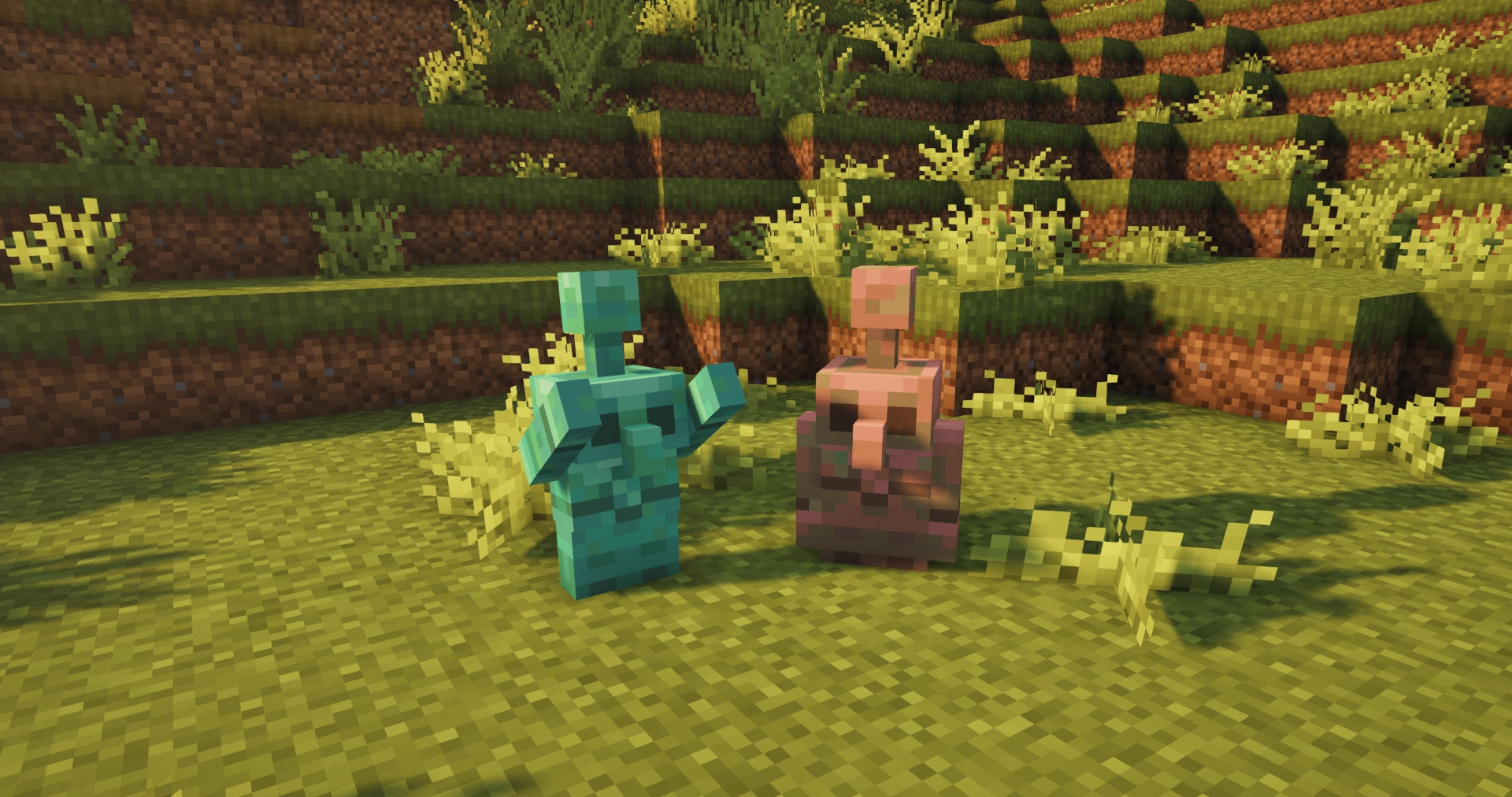 Mob farm collection point