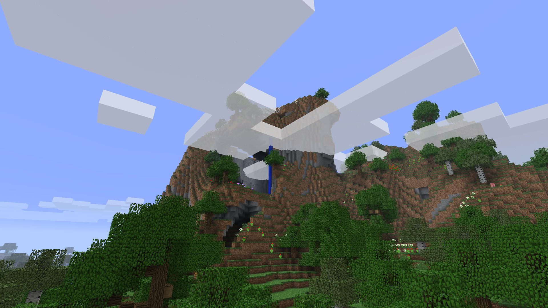 Wide view of a loaded world