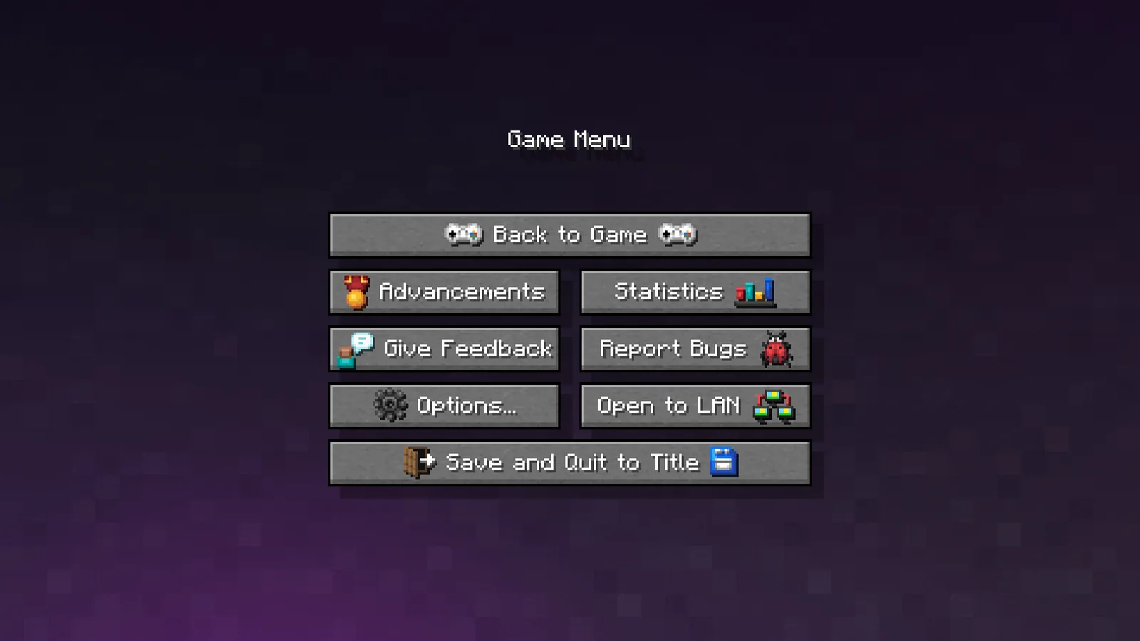 Server list with a pack indicator