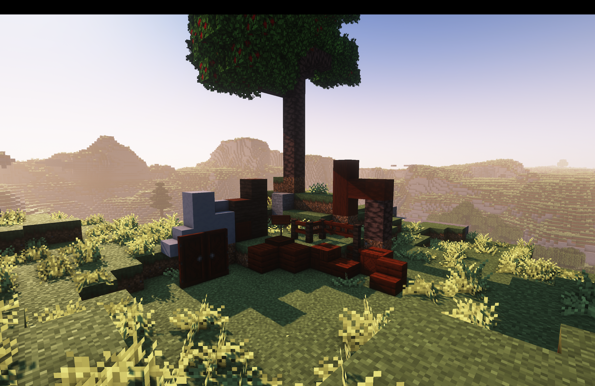 Server world with several players nearby