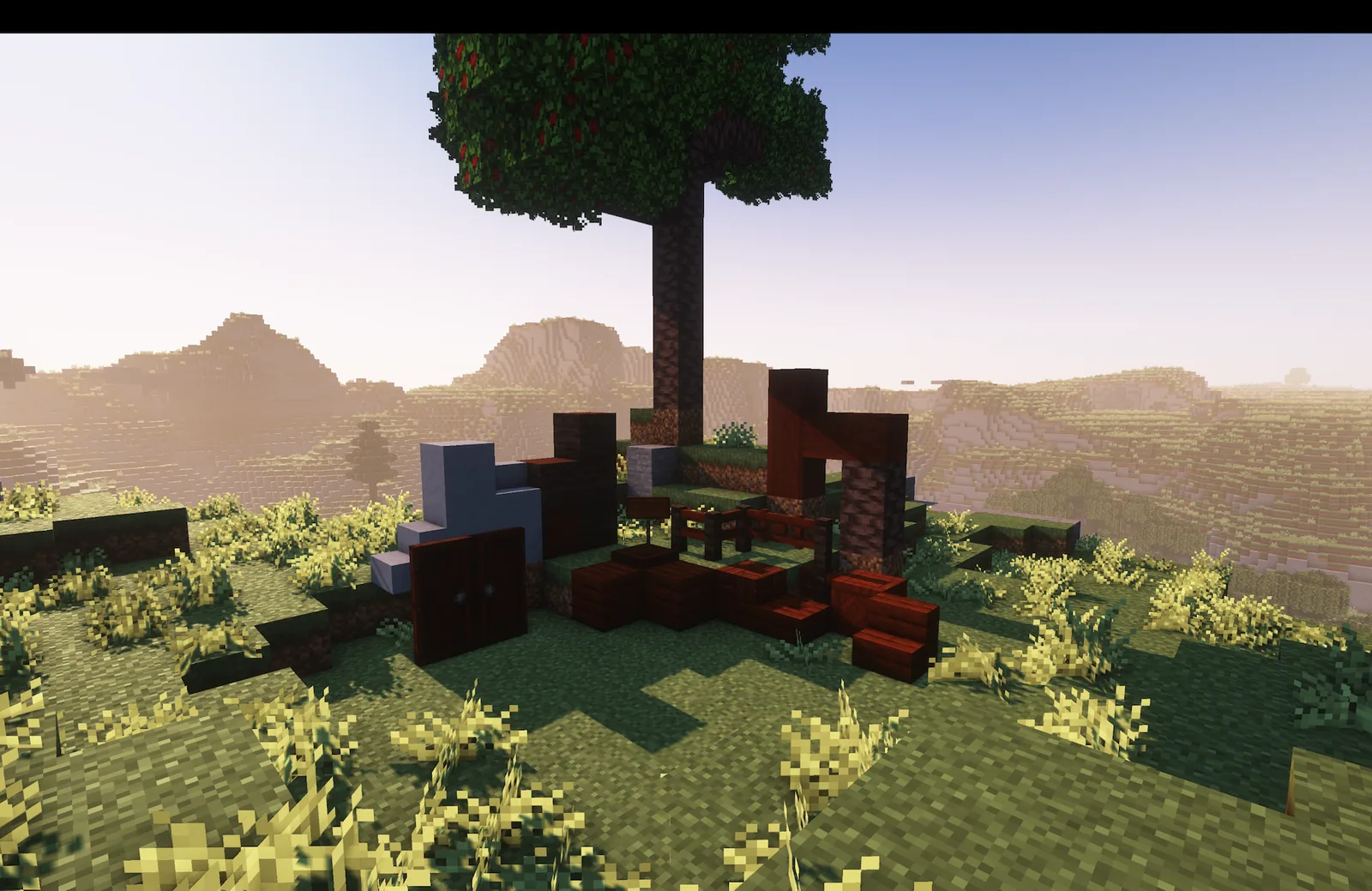 Server world with several players nearby