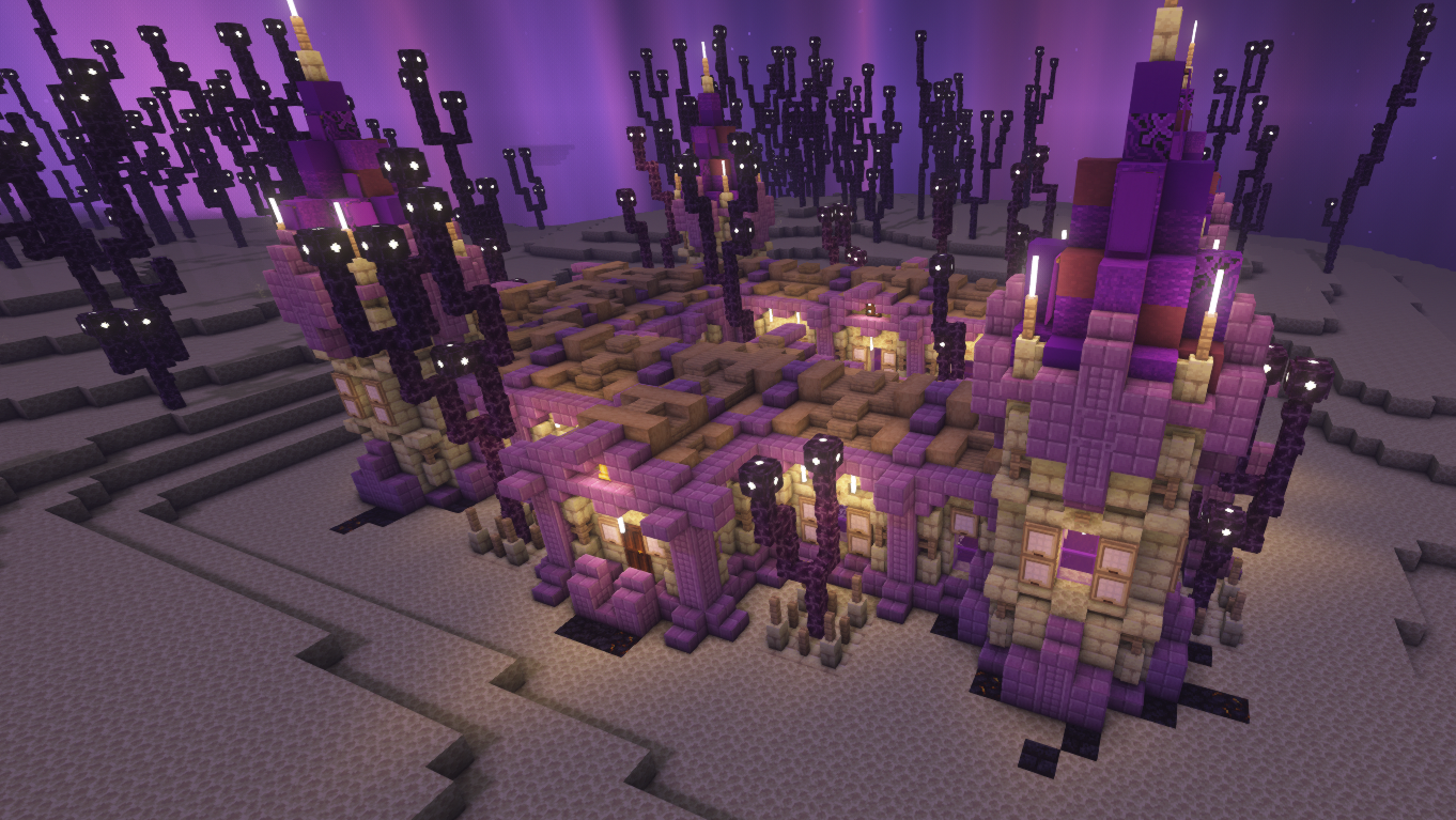 End island with a generated structure