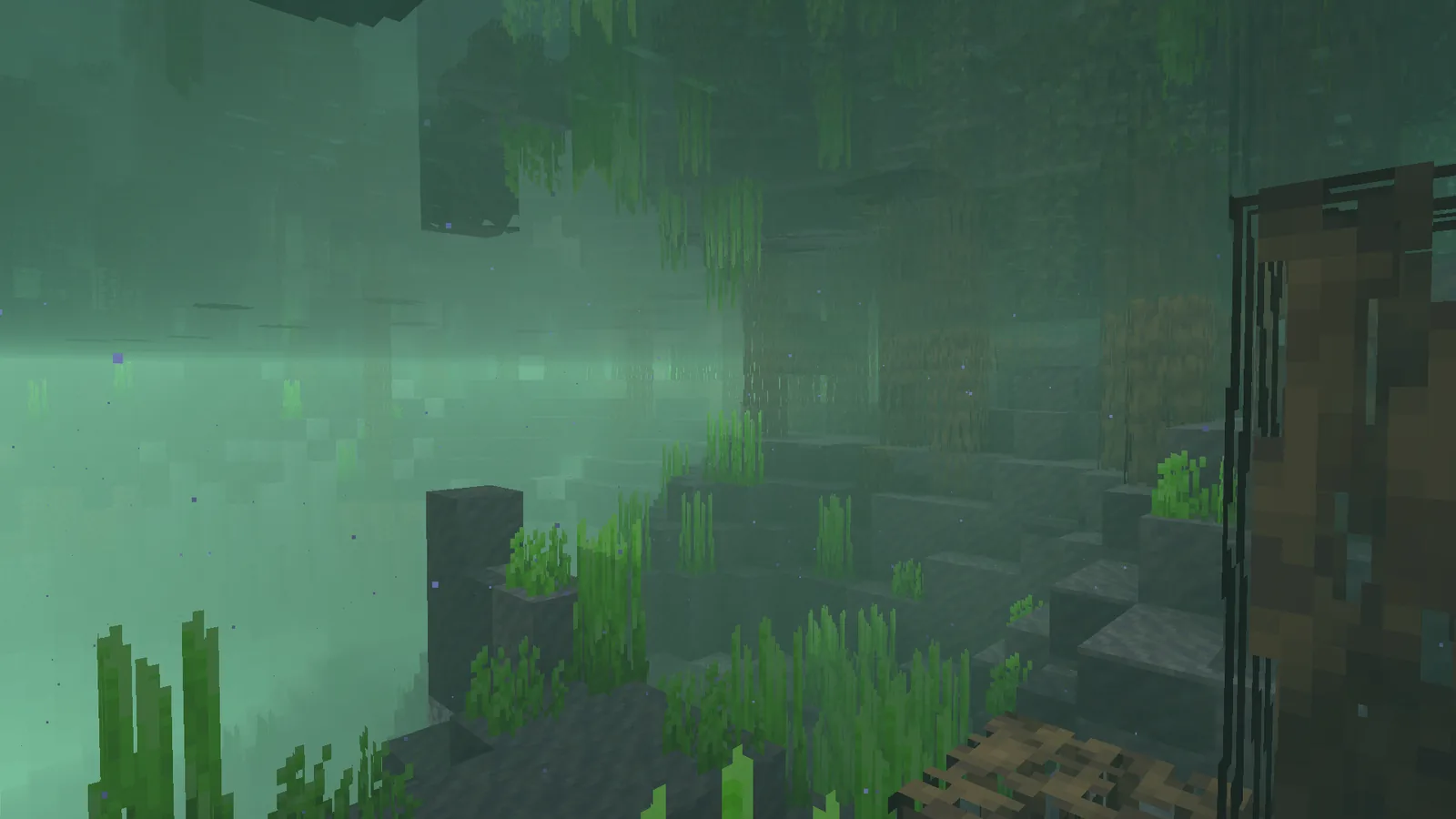 Mountains far beyond normal render distance