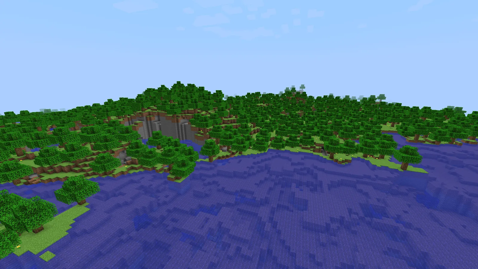 World creation preview terrain