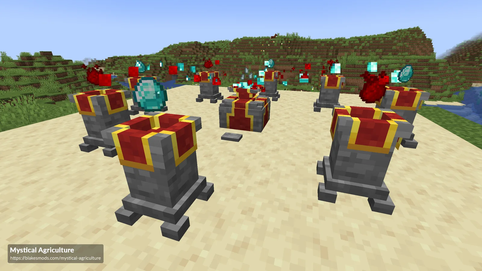 An abandoned camp chest in Minecraft