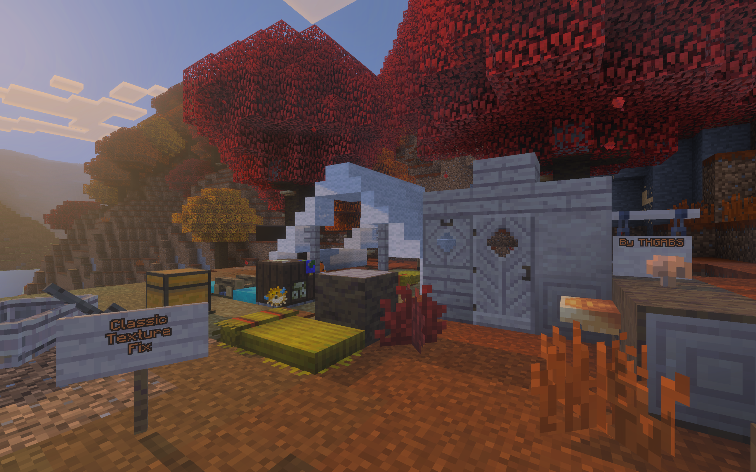 Loaded chunks around a base