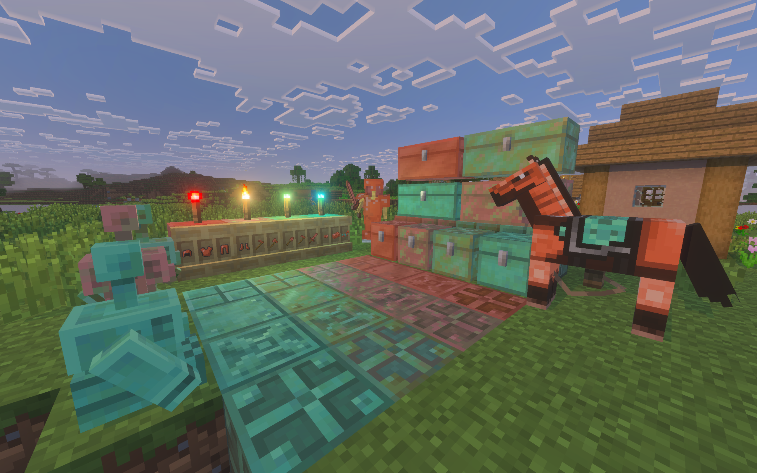 Server world seen from spawn