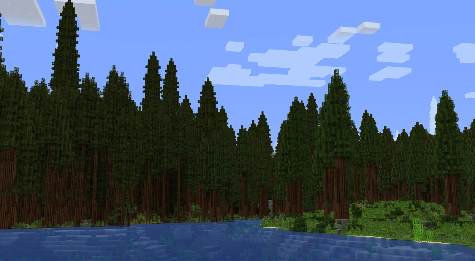Light and shadow in a Minecraft build