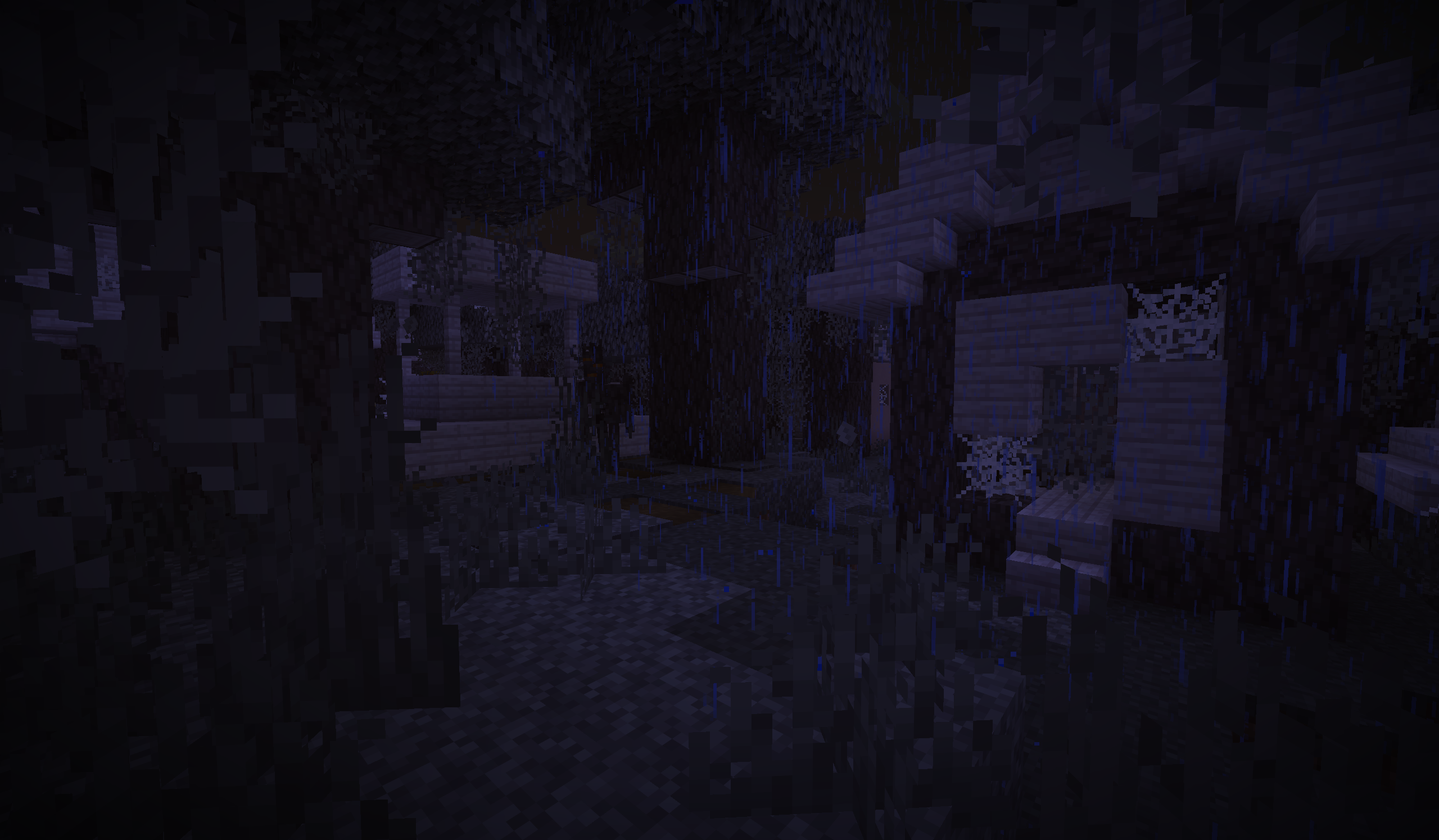 Generated fortress in an unusual biome