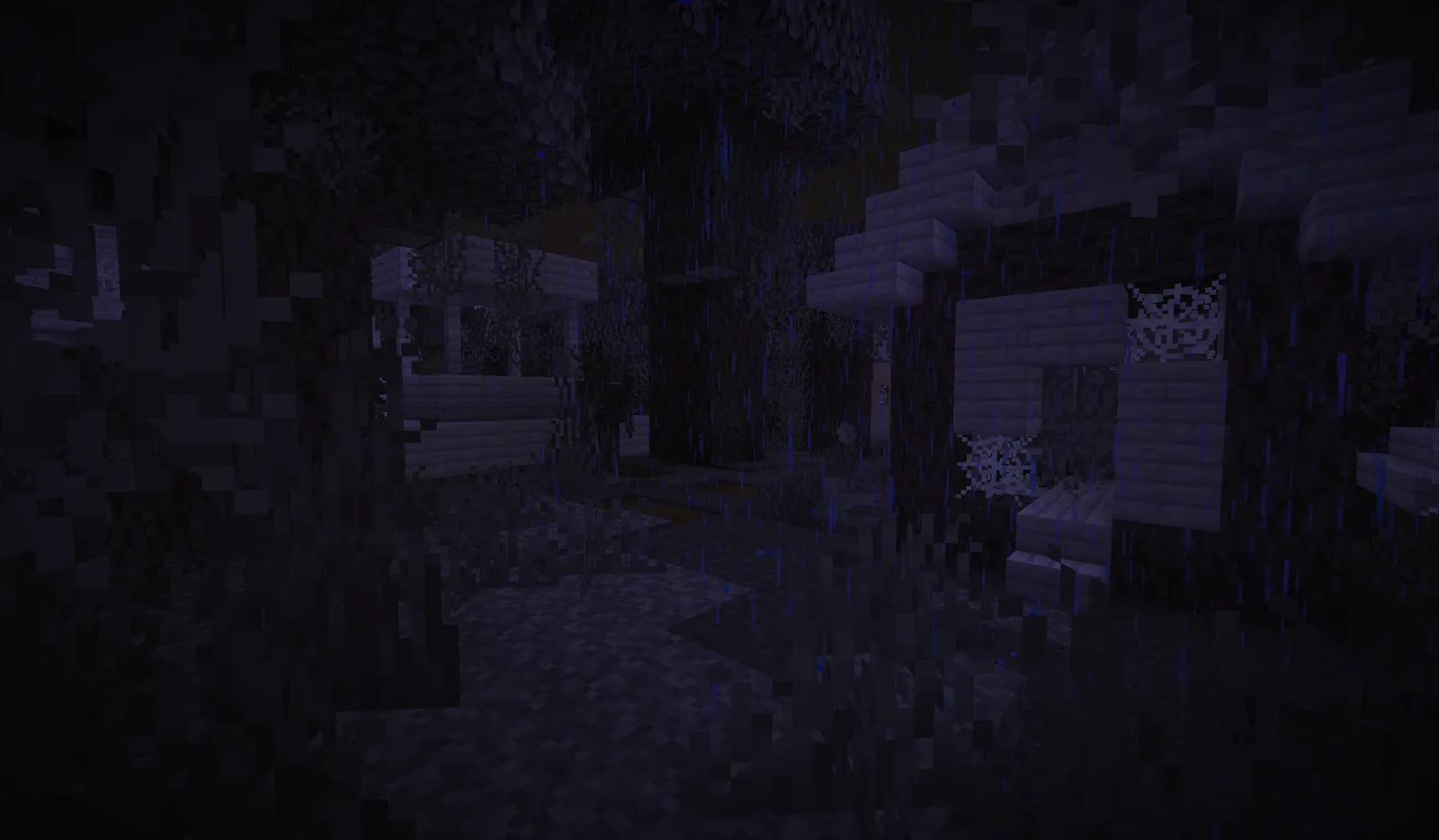 Generated fortress in an unusual biome