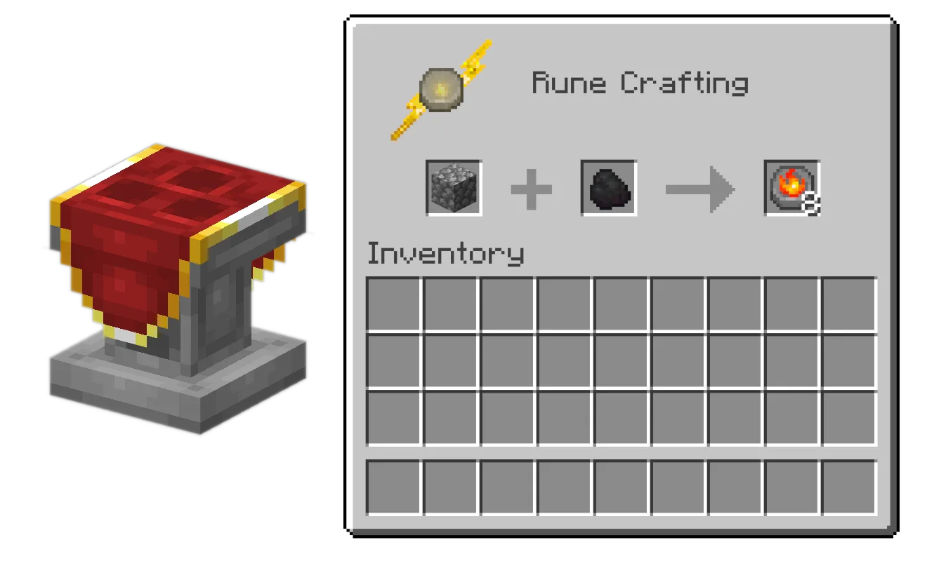 A player under a status effect in Minecraft