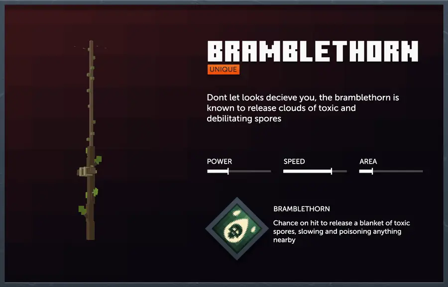 An enchanted weapon glowing in Minecraft