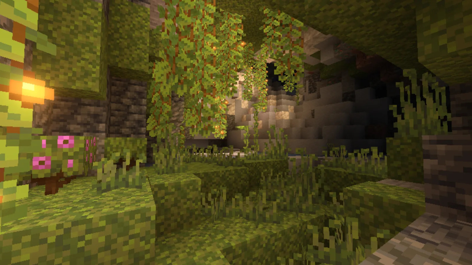 Hopper and chest array behind a wall