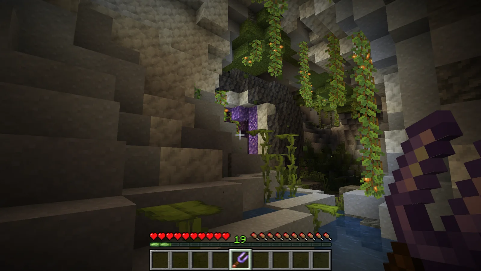 Nether wart farm on soul sand