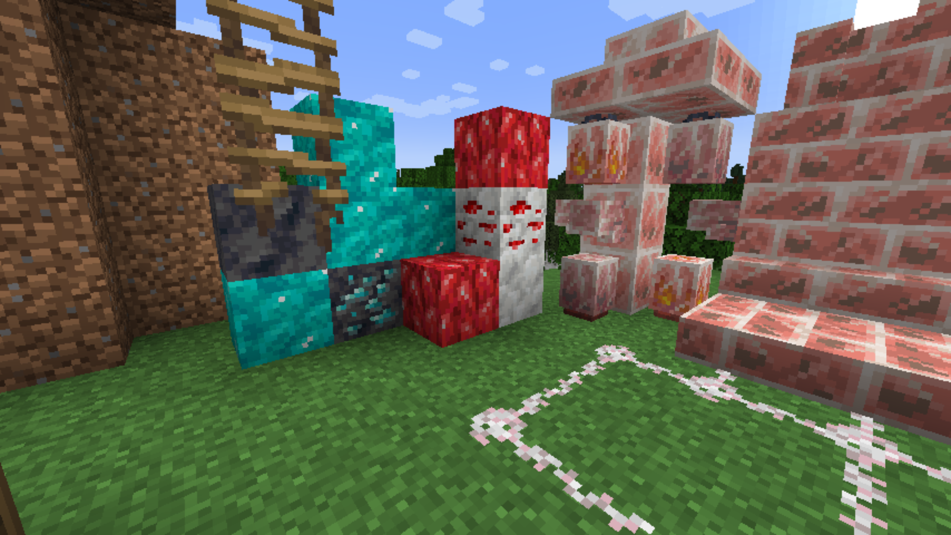Minecart station built into a base