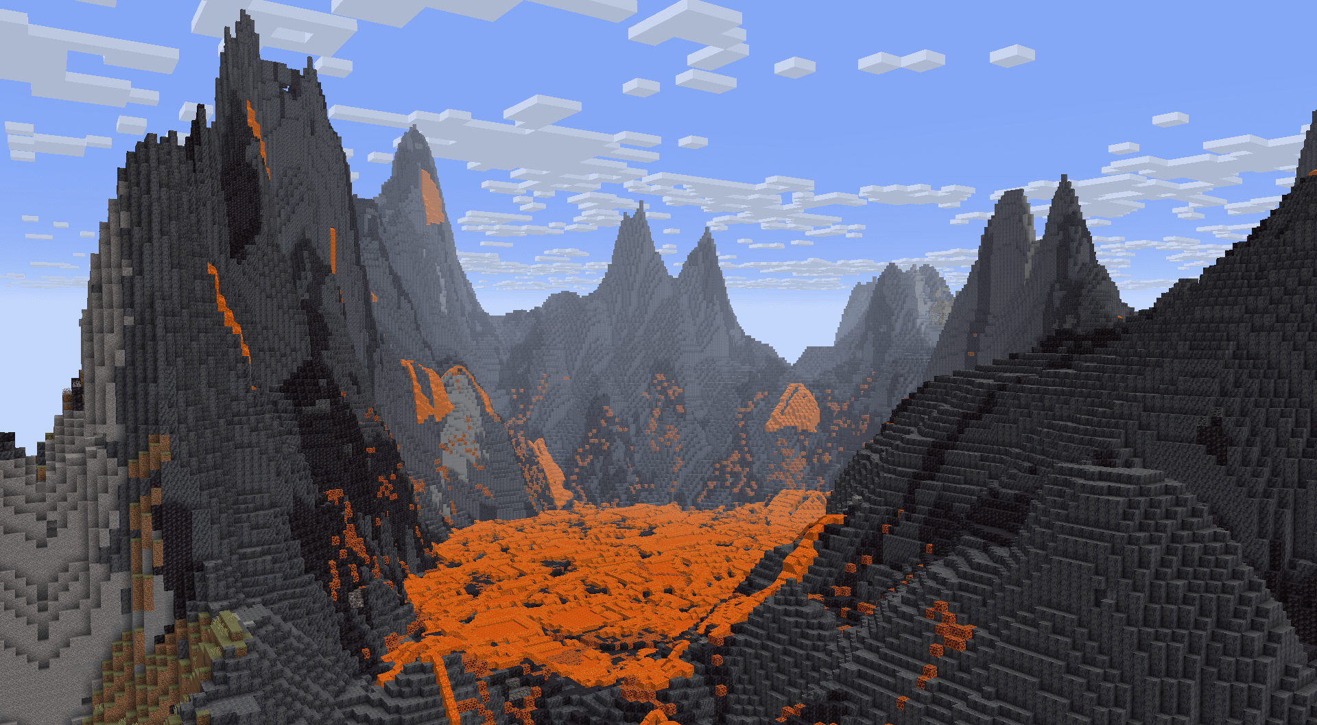 Large landscape view of a generated map