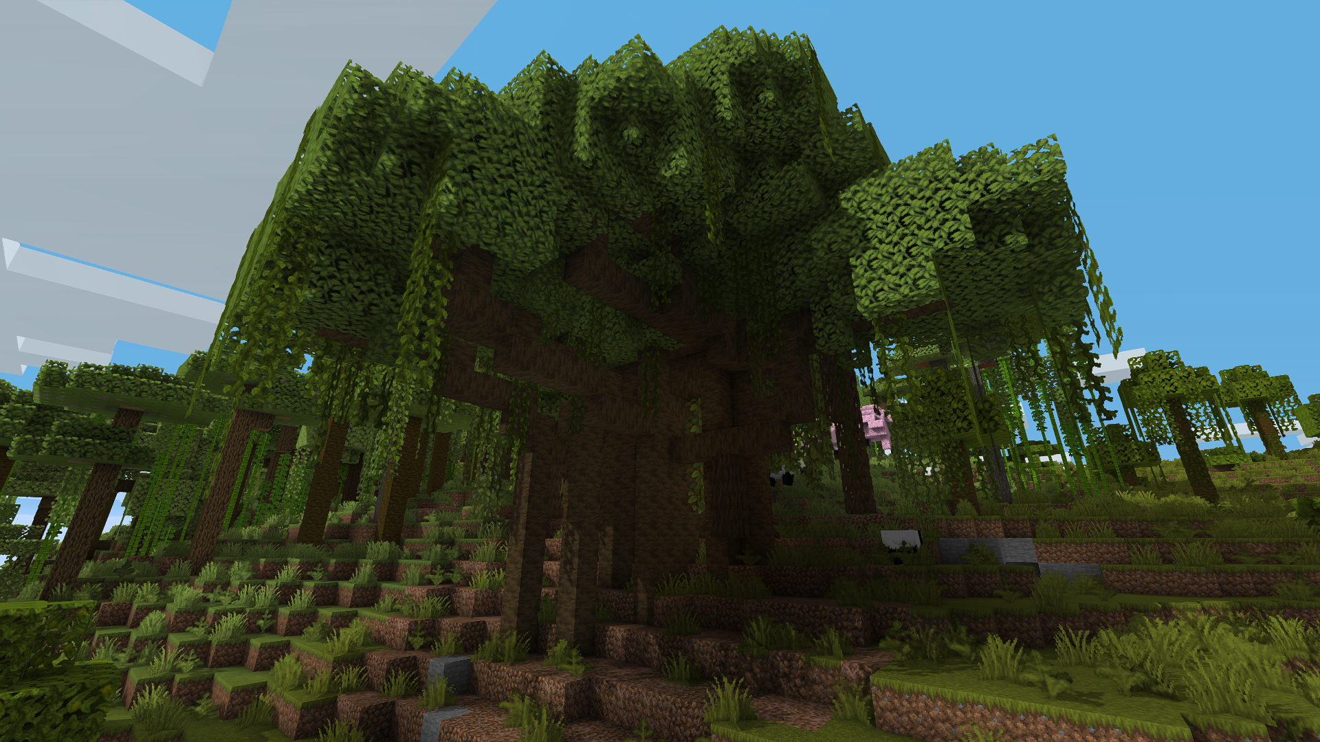 River valley generated with a worldgen mod