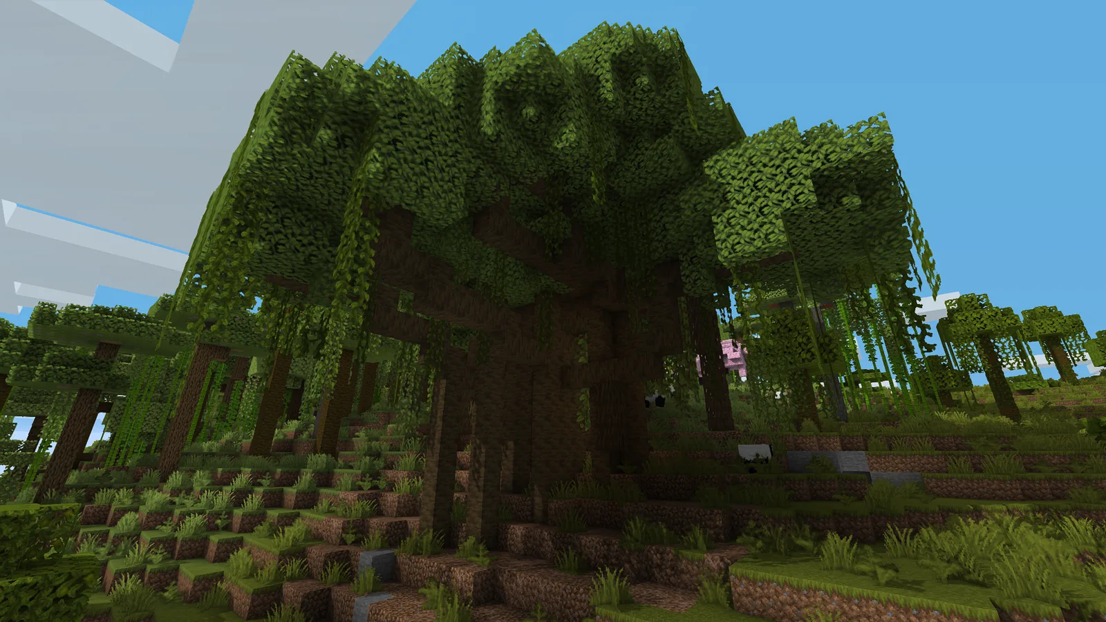 River valley generated with a worldgen mod