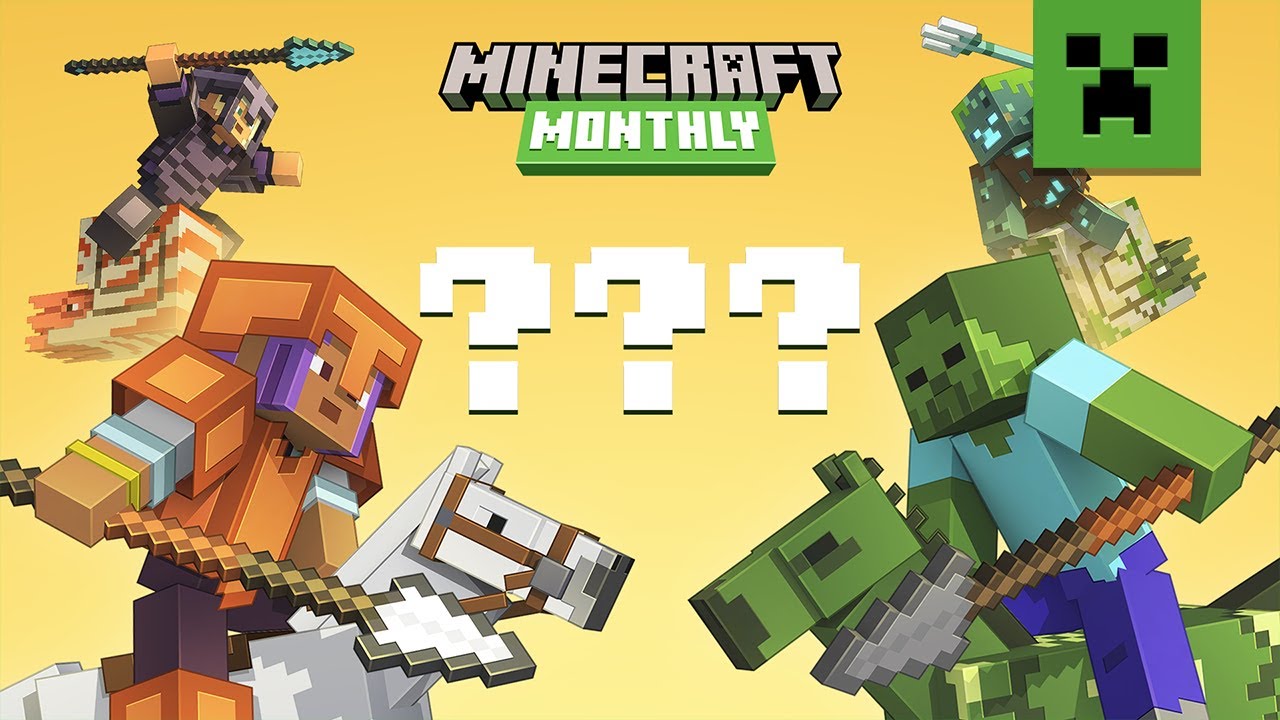 Minecraft Monthly game drop date reveal