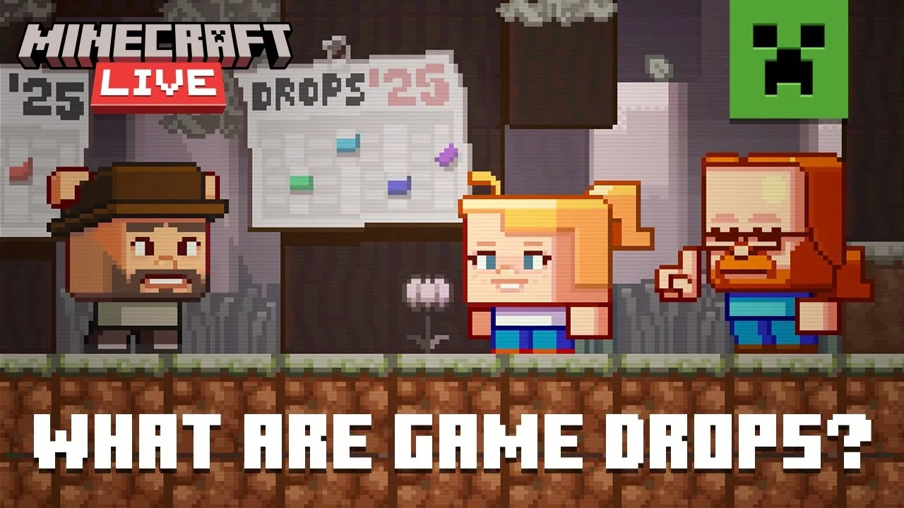 Minecraft LIVE – March 2025: WHAT ARE GAME DROPS?! FEATURING THE TINIES