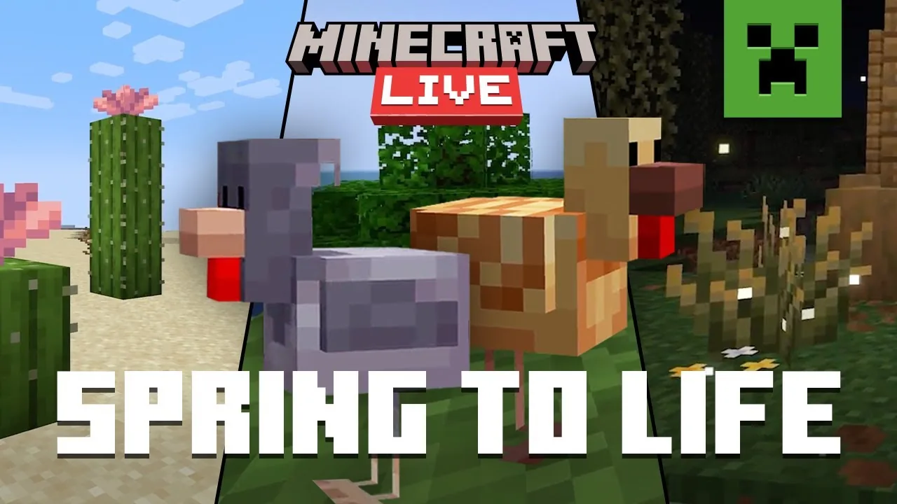 Minecraft LIVE – March 2025: SPRING TO LIFE