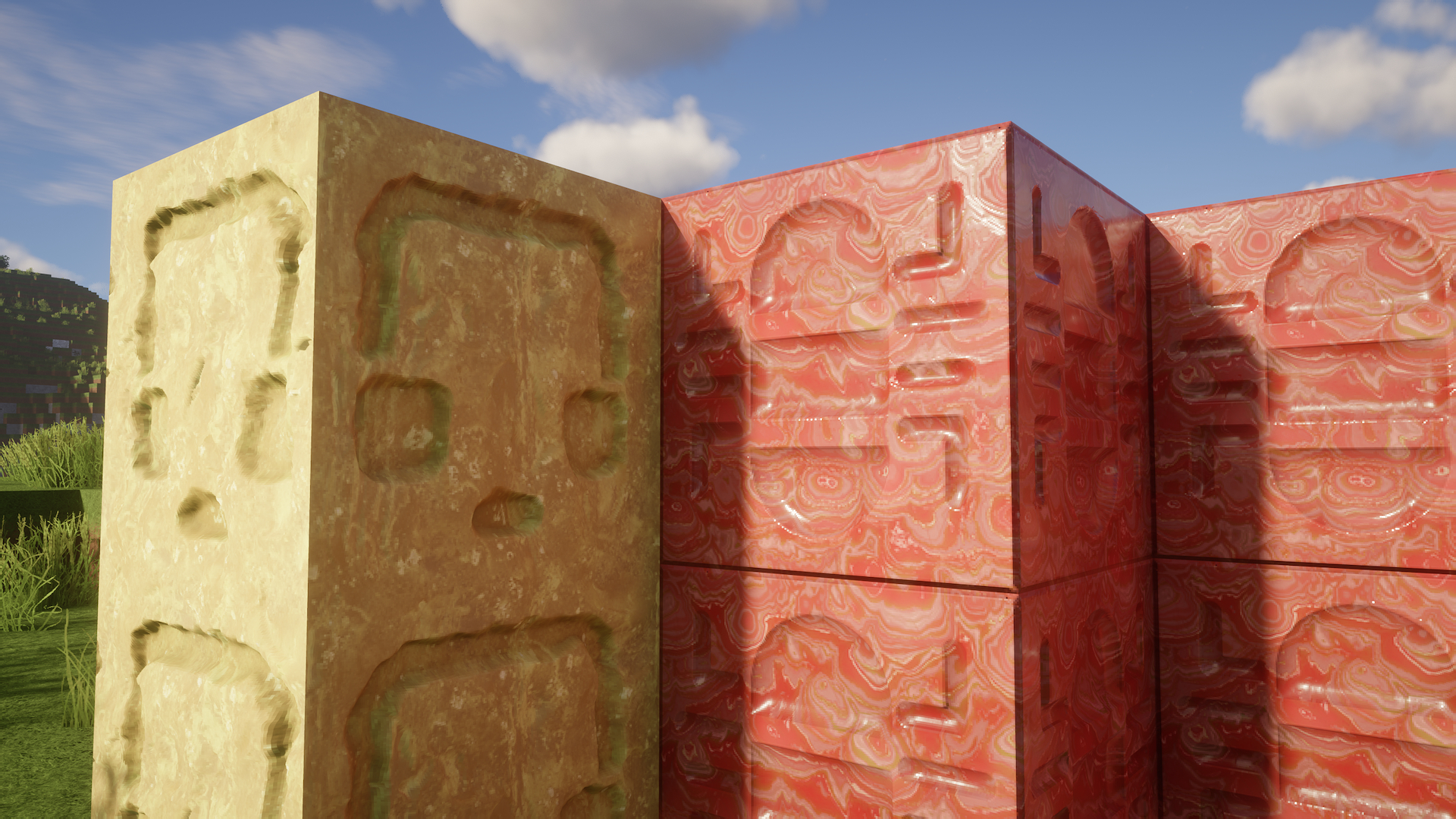 Exterior wall textures at high resolution