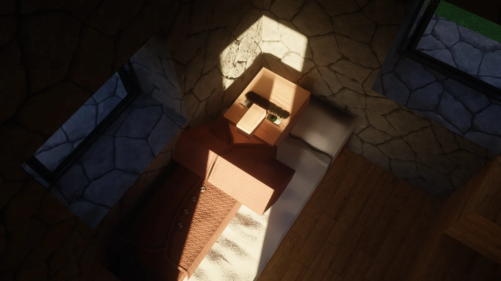 Resource pack applied across a built scene