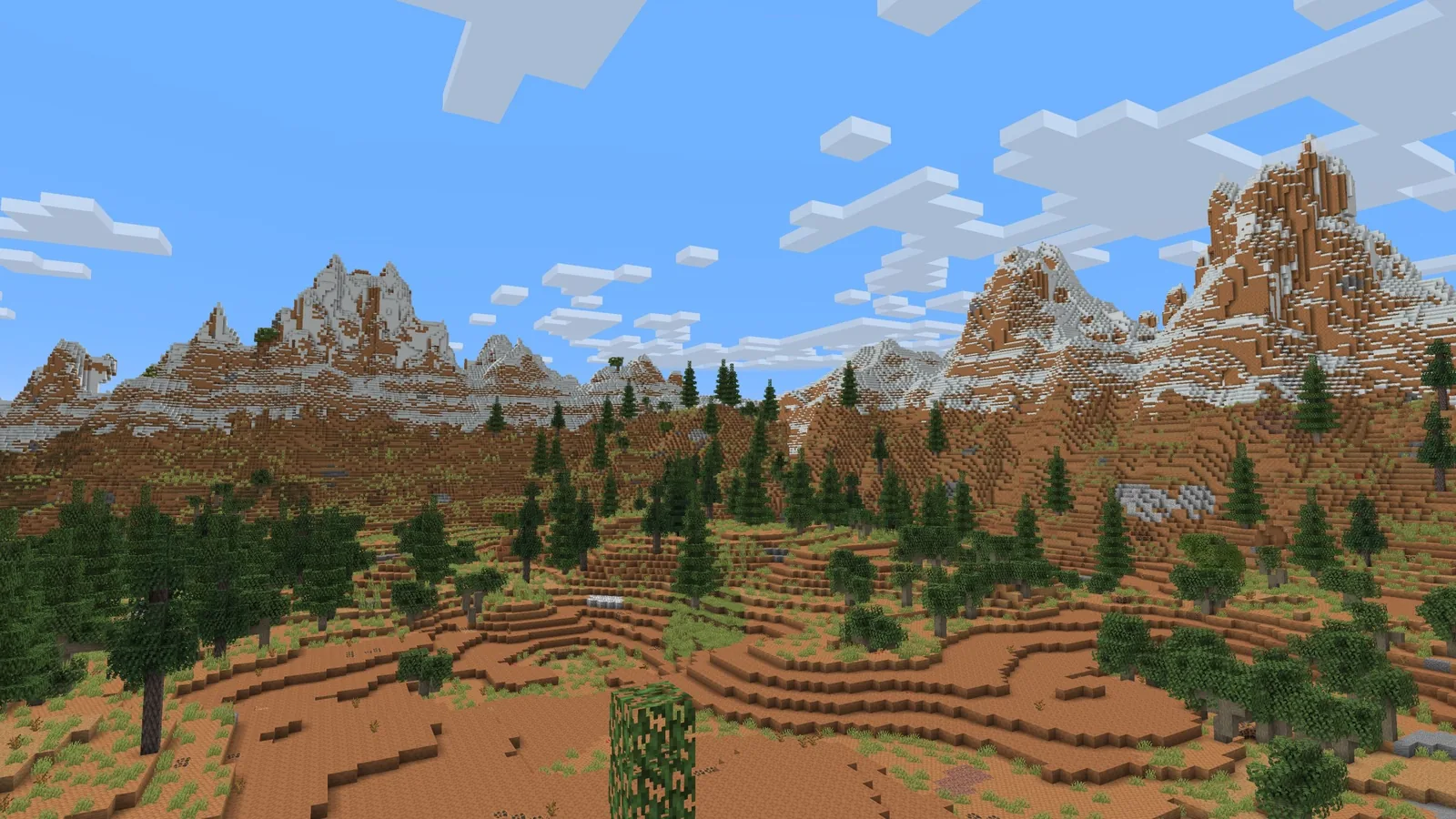 Coastal terrain with cliffs and beaches