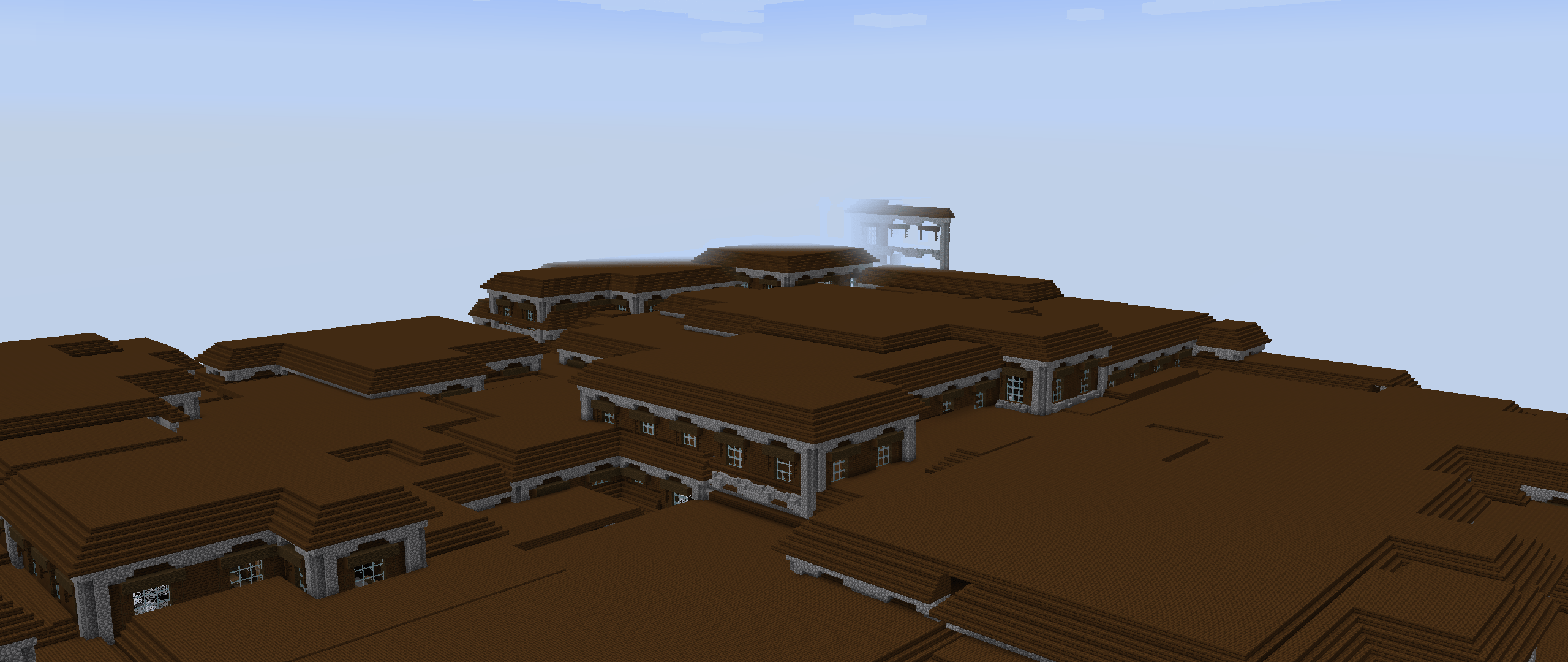 Ruined portal in a plains biome