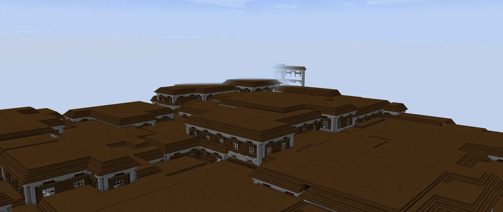 Ruined portal in a plains biome