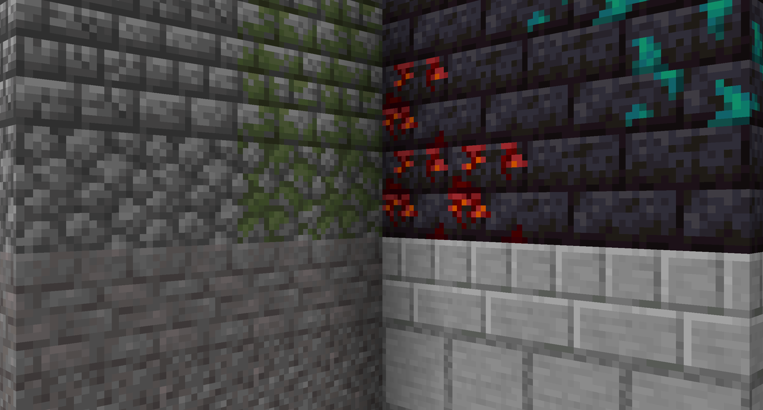 Storage room with detailed shelving