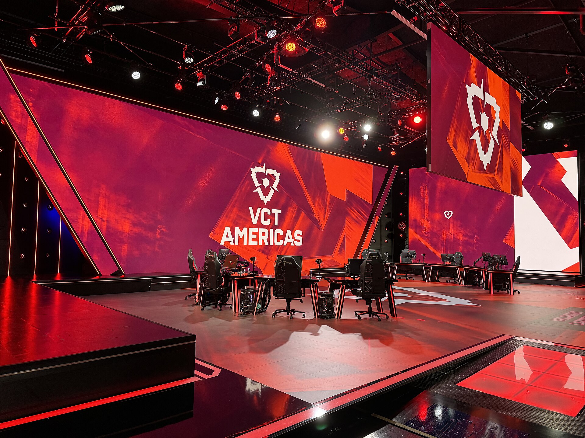 Riot Games Arena during a VCT Americas broadcast