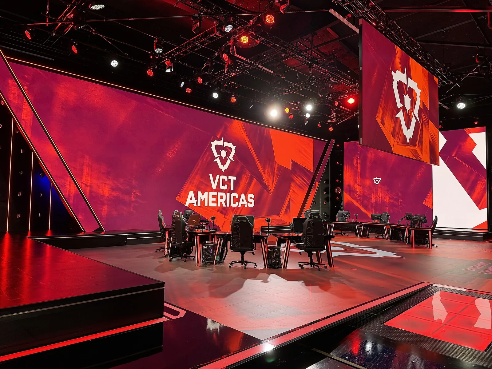 Riot Games Arena during a VCT Americas broadcast