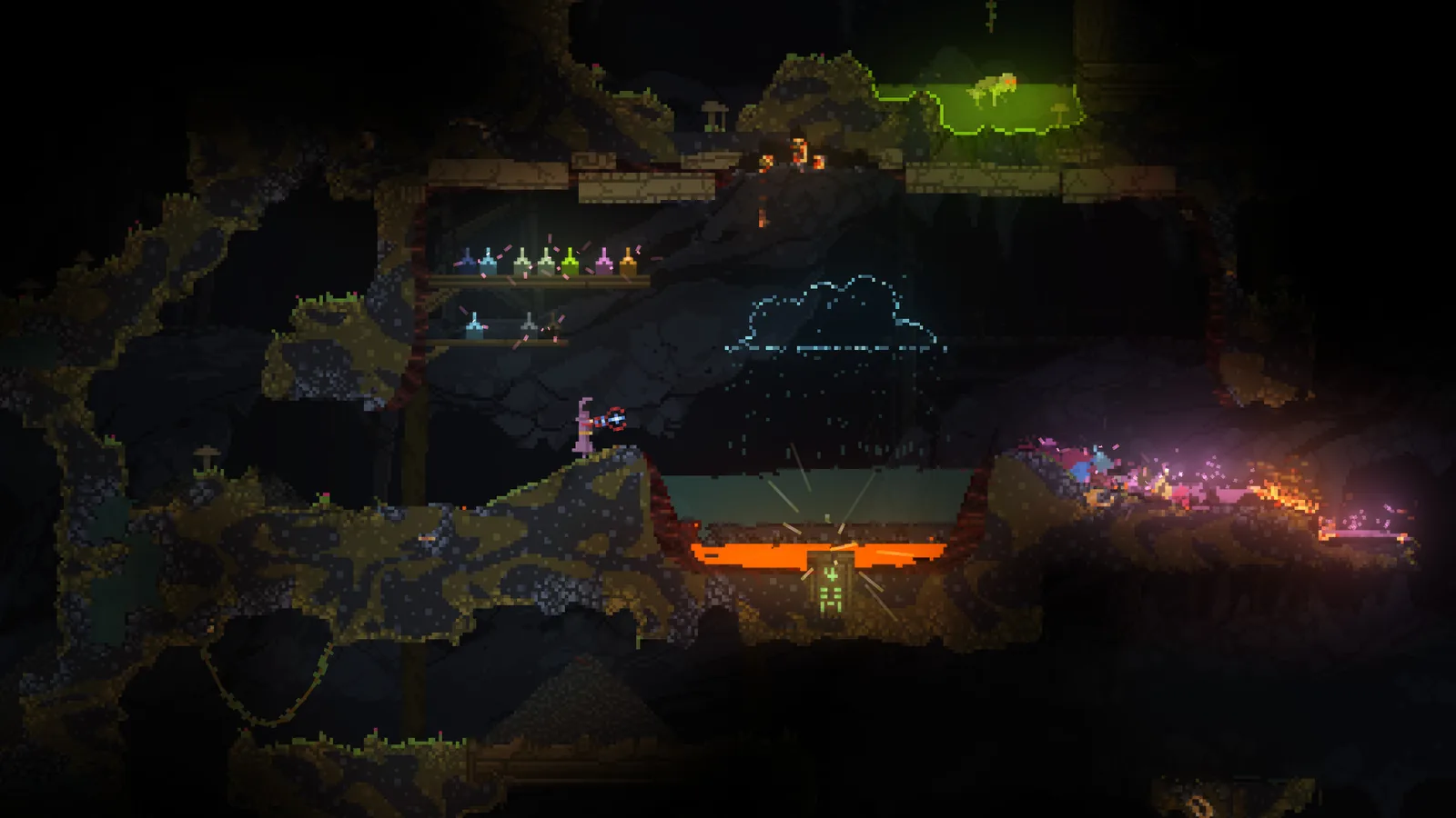 Noita gameplay screenshot 1