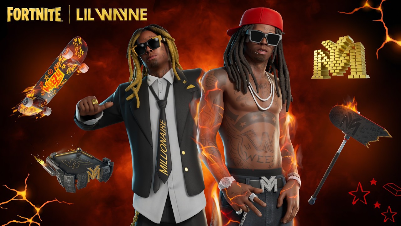 Lil Wayne is dropping into Fortnite!