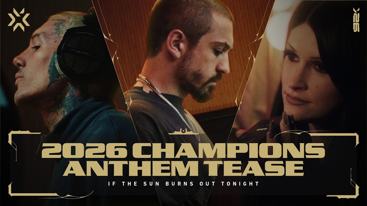 Champions 2026 Anthem Announcement  // ft. Grabbitz, Oli Sykes, & Courtney LaPlante - VALO